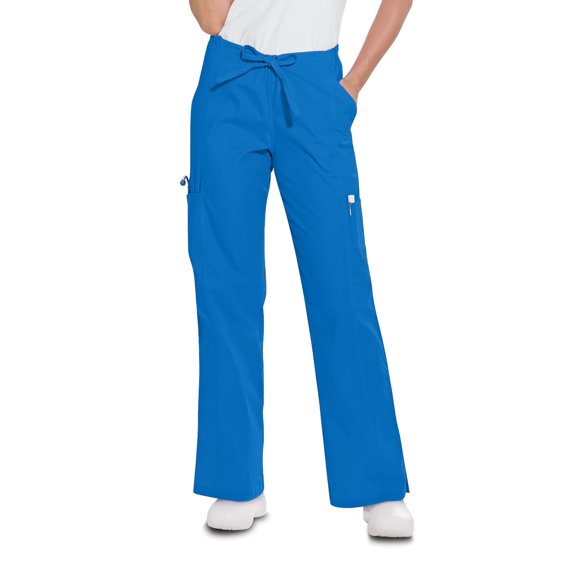 Landau Essentials Women‘s Cargo Scrub Pants-Landau