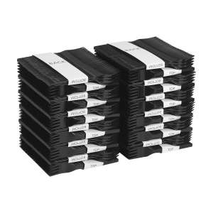 Dixie, Ultra Smartstock Series-O Medium-weight Polystyrene Plastic Fork Refill, Black