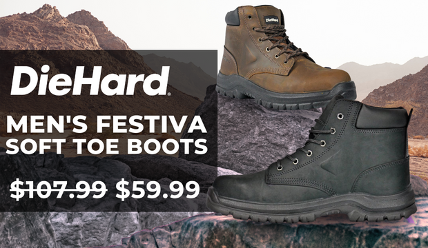 DieHard Men's Festiva Soft Toe Boots, Was $107.99, Now $69.99