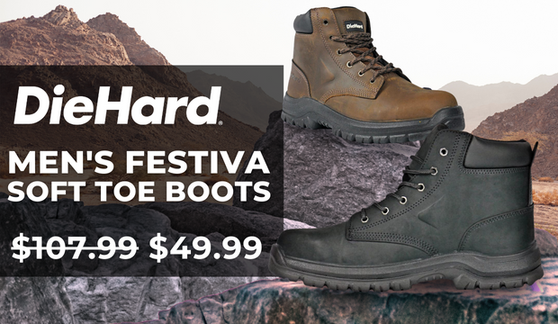 DieHard Men's Festiva Soft Toe Boots, Was $107.99, Now $49.99
