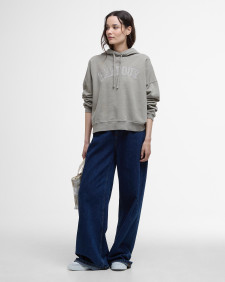 Katie Logo Hoodie Washed Khaki