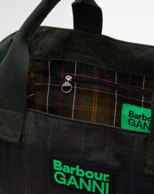 Borsa cerata Barbour x GANNI 