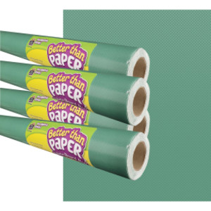 Eucalyptus Green Better Than Paper Bulletin Board Roll, 4' x 12', Pack of 4