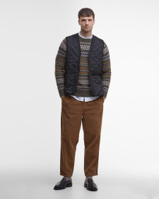 Gilet trapuntato/fodera con zip Polarquilt 