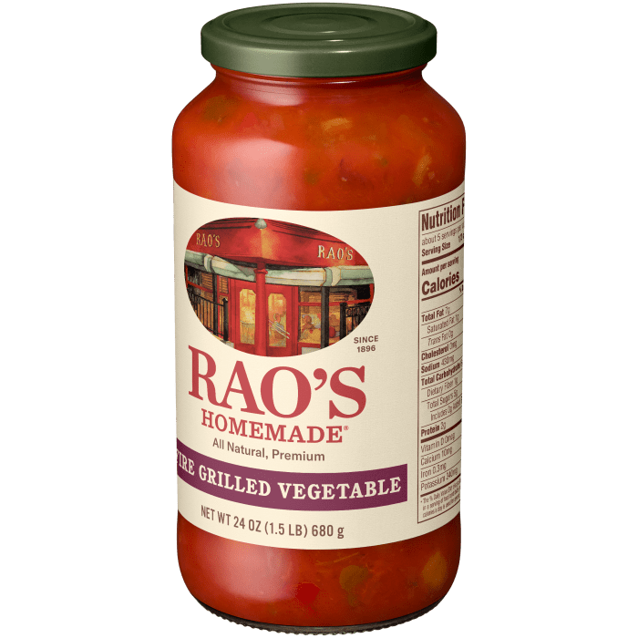 Fire Grilled Vegetable Sauce, 24 oz - Right angle Image