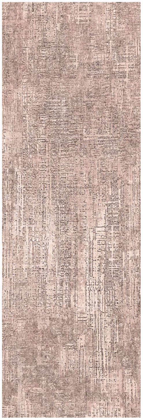Nourison Botanical Washables 2' x 6' Taupe Modern Indoor Rug