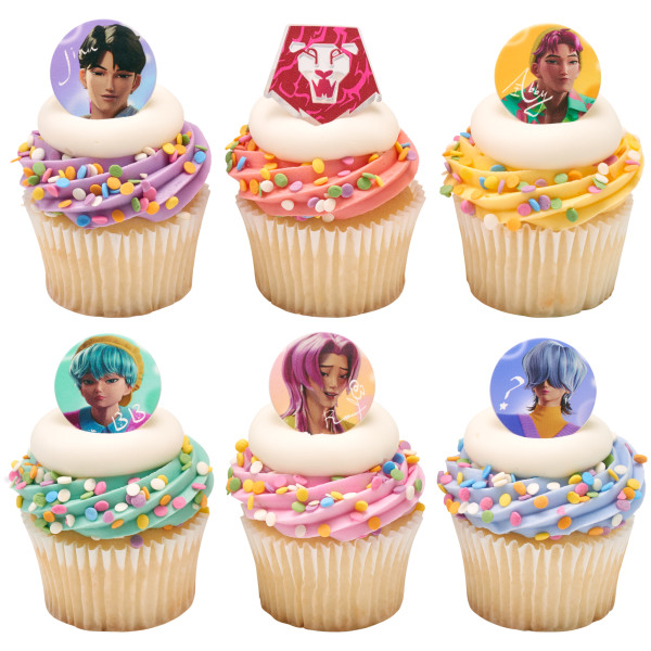 KPop Demon Hunters Saja Boys Cupcake Rings