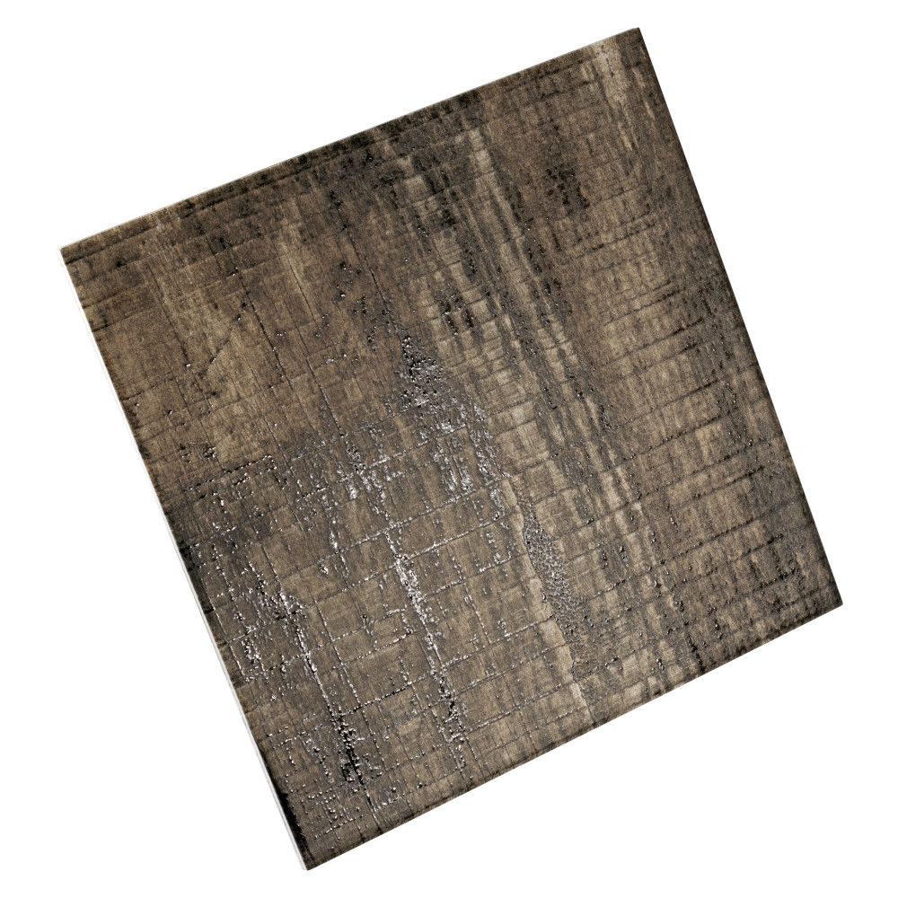 Sabina Timber Brown 9-7/8 in. x 9-7/8 in. Porcelain Floor and Wall Tile