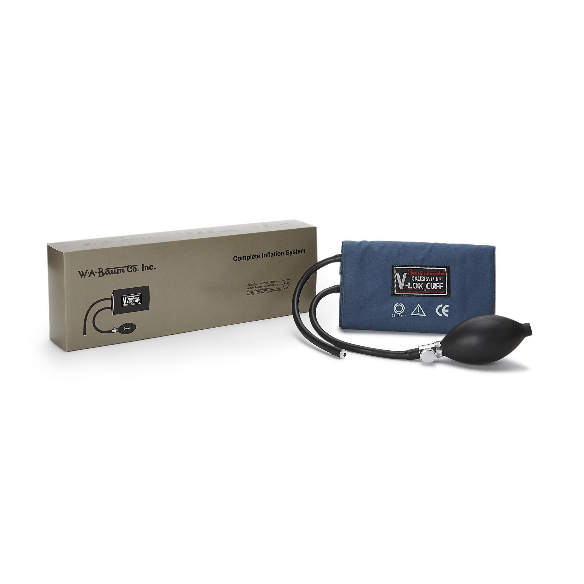 W.A. Baum Calibrated V-Lok Blood Pressure Cuff and Bulb MK 45934
