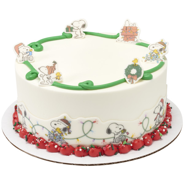 Peanuts® Snoopy® Christmas Strips SugarStyle® Edible Decorations
