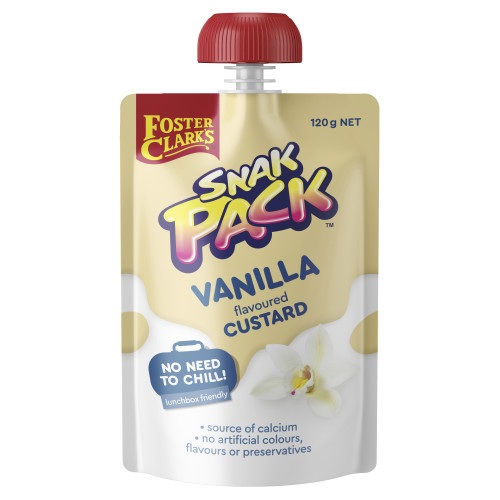  Foster Clark's® Snak Pack™ Strawberry Flavoured Custard 120g 