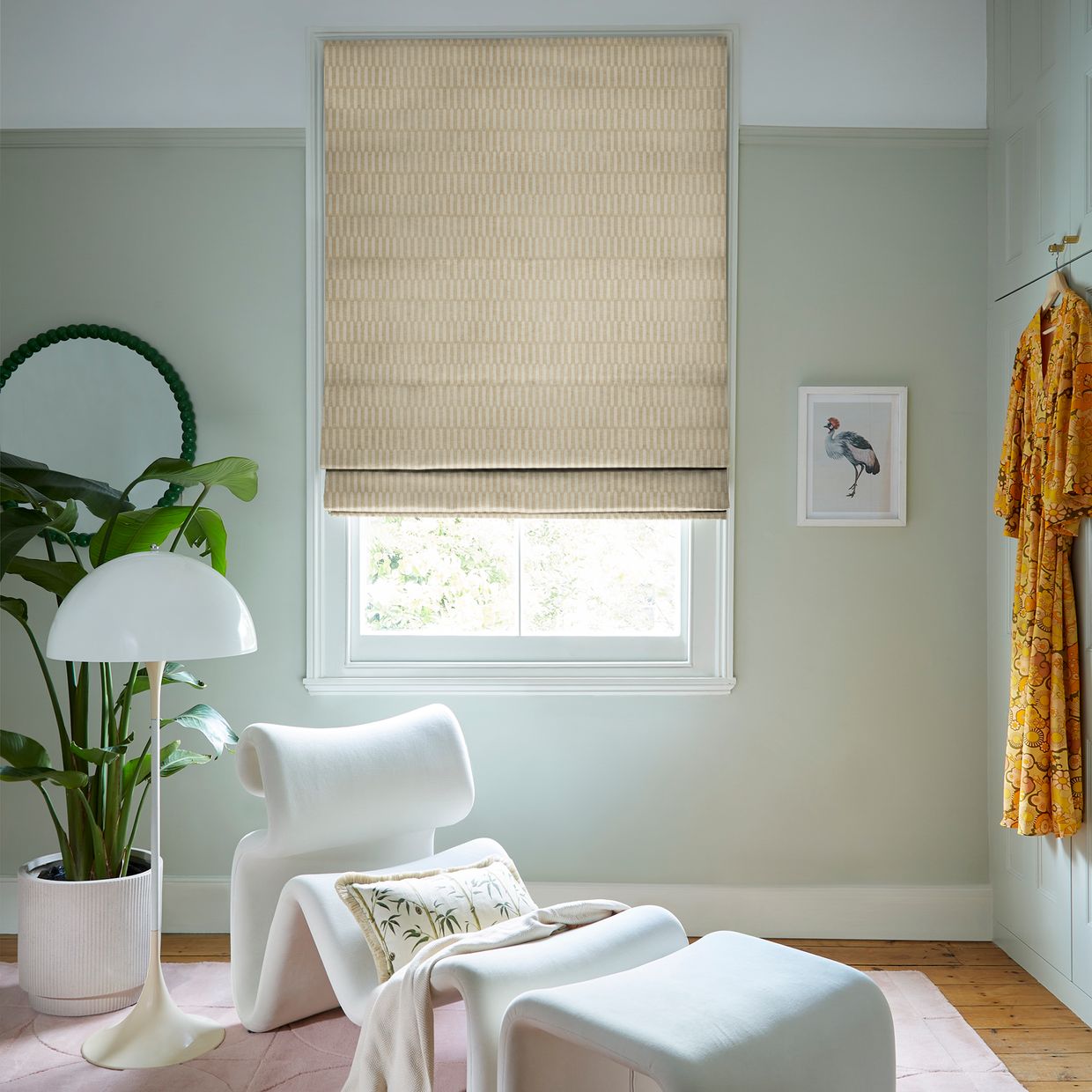 Micro Glaze Sepia Roman Blind