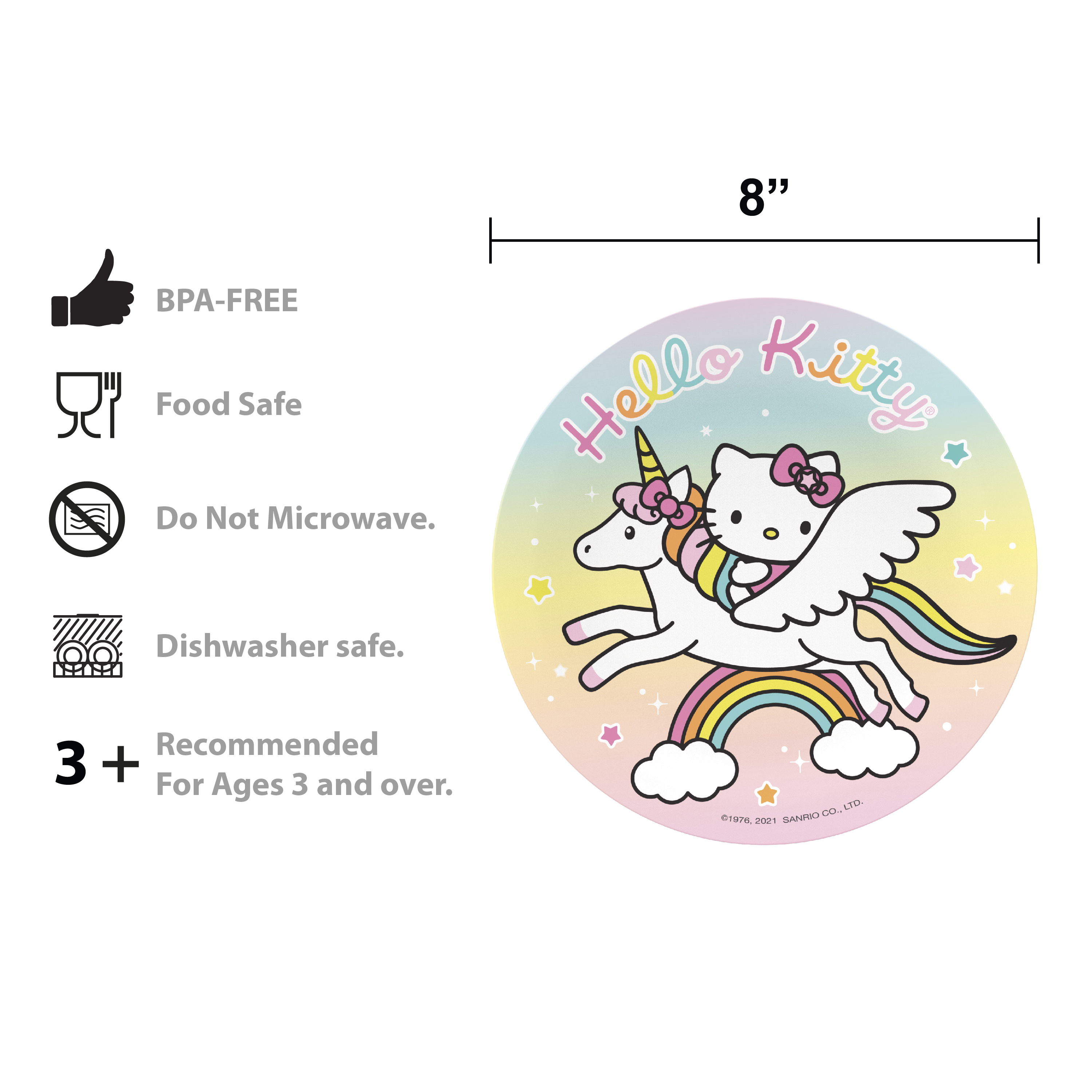 Sanrio Dinnerware Set, Hello Kitty, 5-piece set slideshow image 6 Sanrio Dinnerware Set, Hello Kitty, 5-piece set slideshow image 6