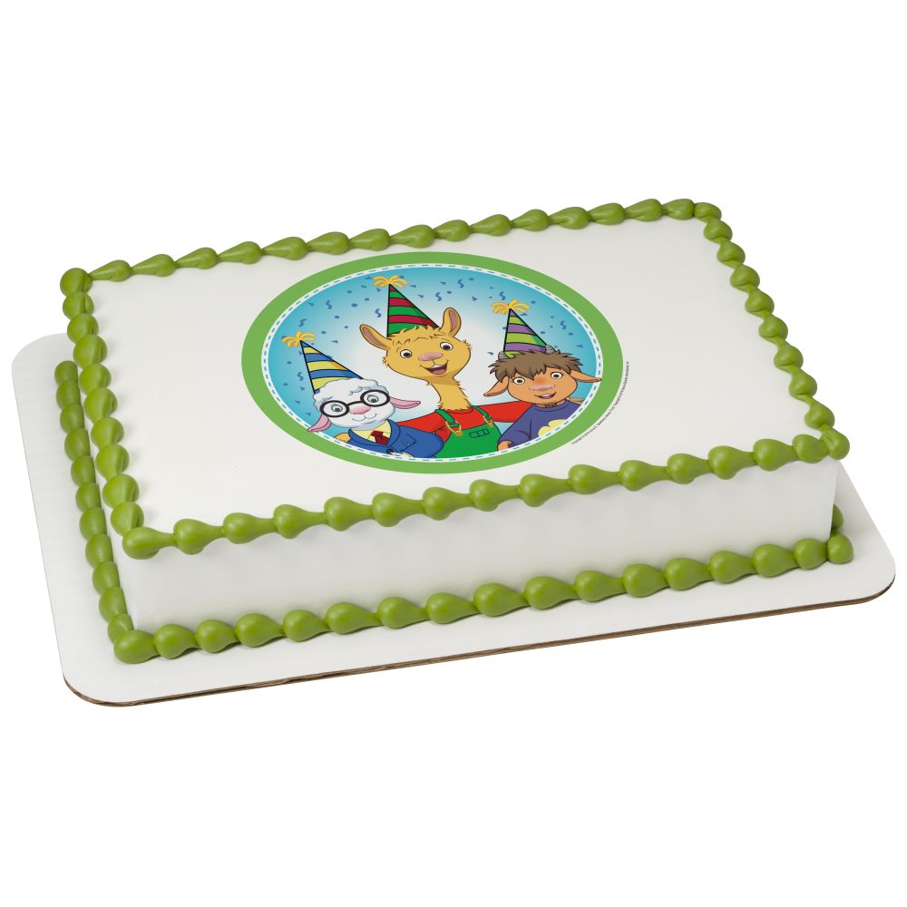 Image Cake Llama Llama Euclid, Llama & Nelly