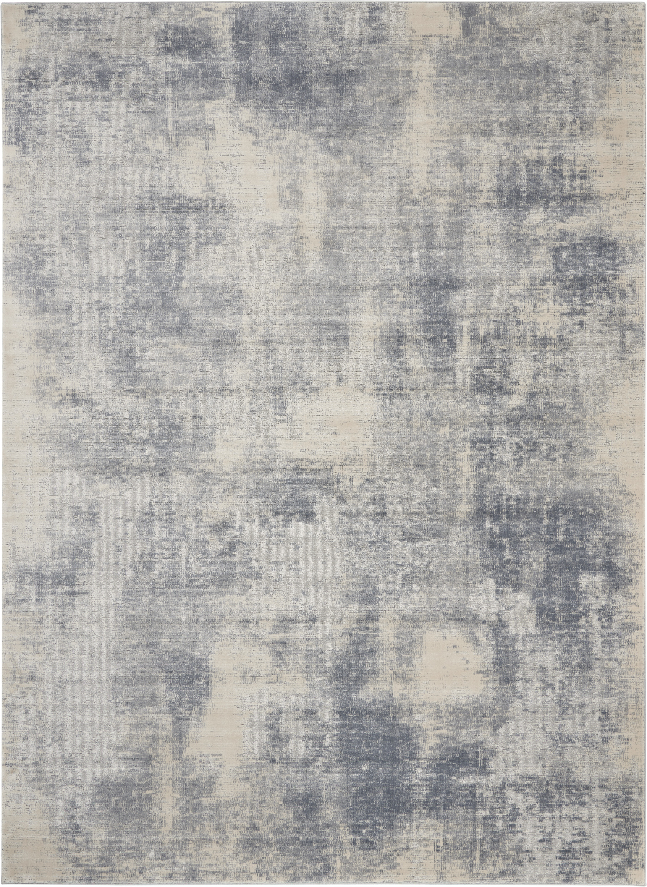 Nourison Rustic Textures 9'3" x 12'9" Blue Ivory Modern Indoor Rug