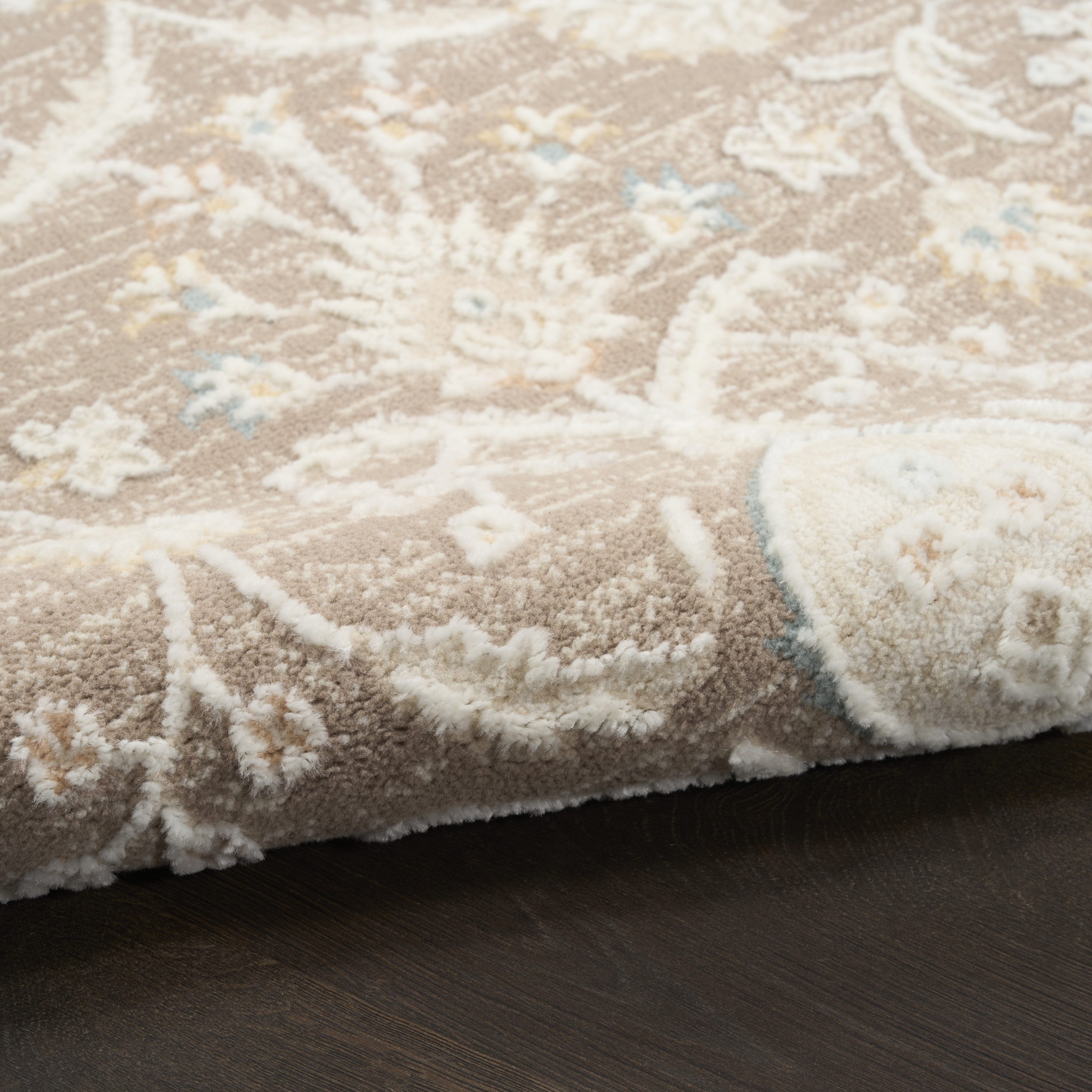 Nourison Isla 7'10" x 9'10" Mocha Vintage Indoor Rug