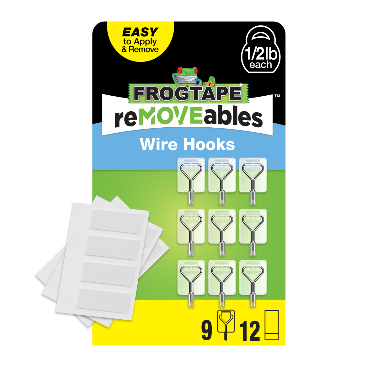 FrogTape reMOVEables<sup>®</sup> Small Clear Wire Hook Primary Product Image