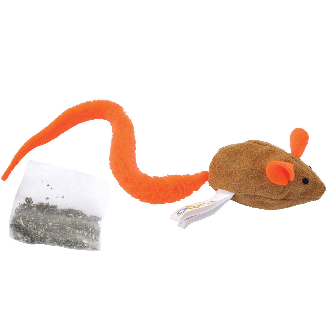 Turbo® Turbo Tail™ Crinkle Mouse with Catnip Pouch Cat Toy