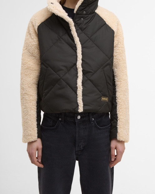 Osaka Quilted Jacket Black/Jasmine