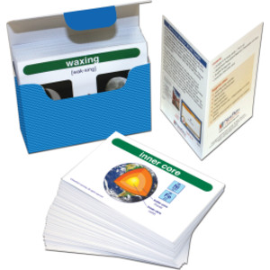 Earth Science Vocabulary Builder Flash Card Set, Middle School