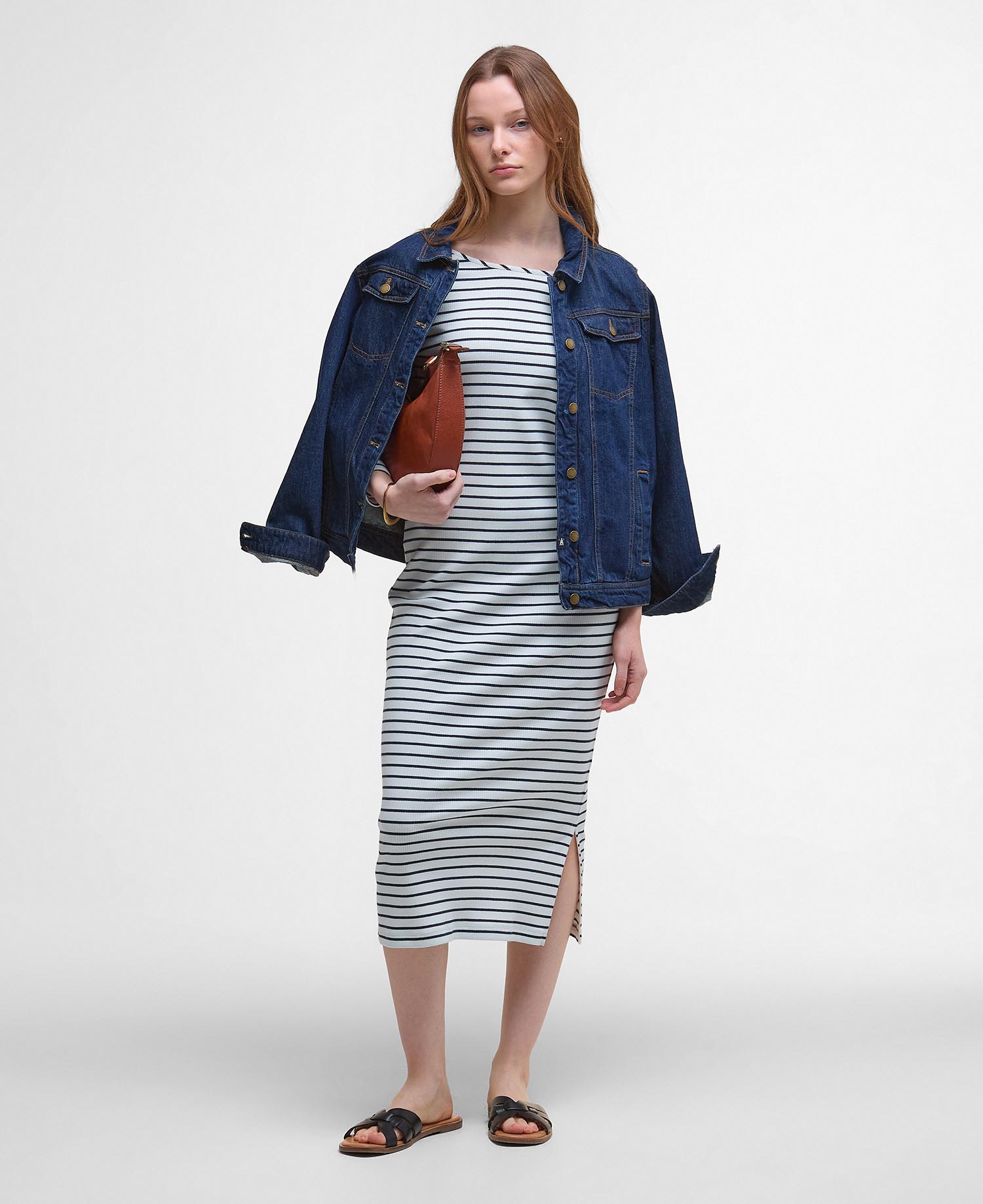 Blake Striped Midi Dress image number 0