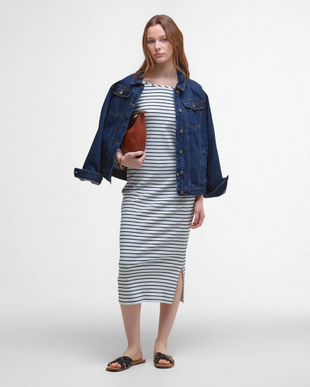 Blake Striped Midi Dress