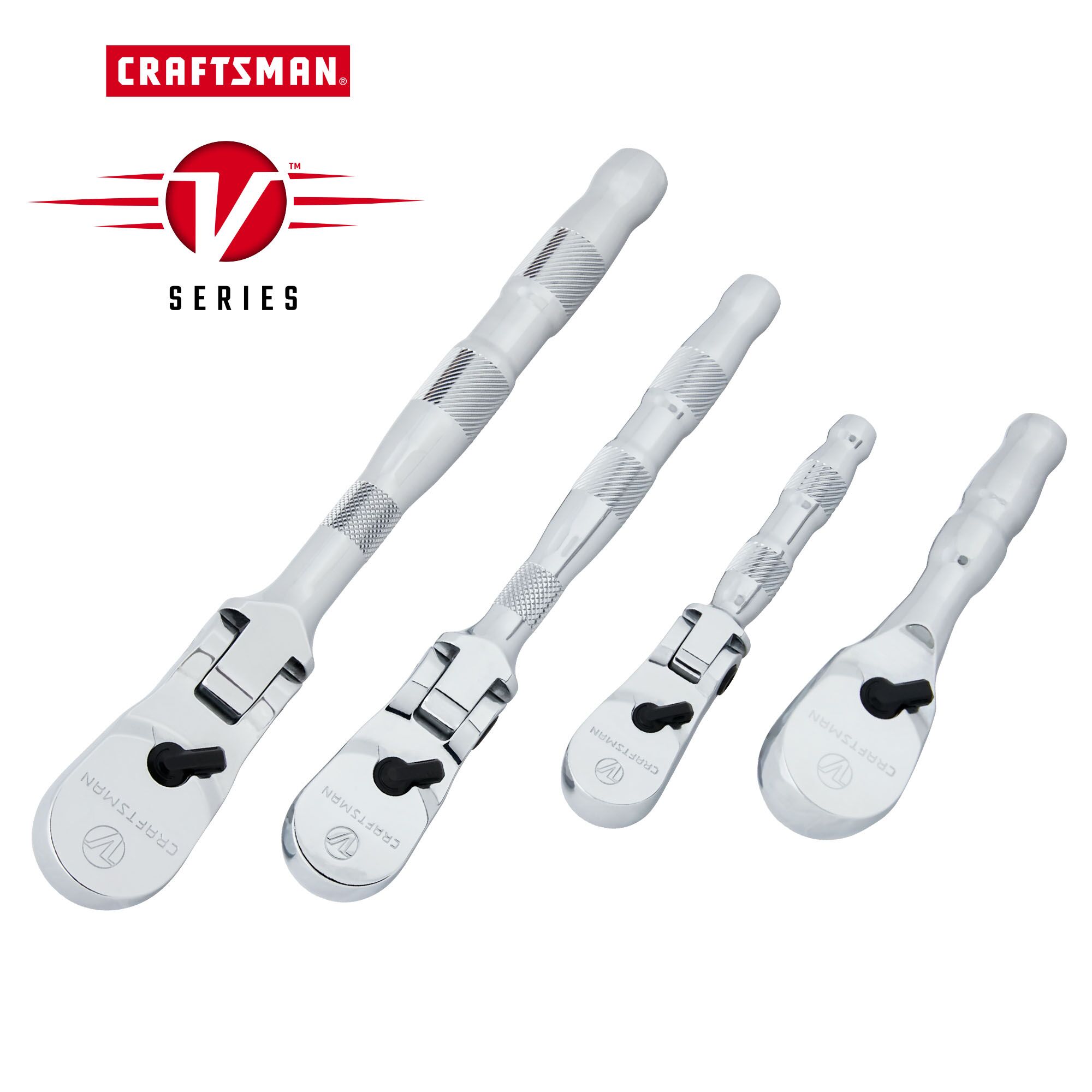 Graphic of CRAFTSMAN Ratchets: Set highlighting product features