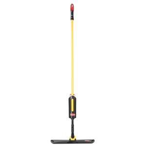 Rubbermaid Commercial, Light, Light Spray Mop Handle and Frame, 52", Black/Yellow