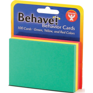 Behavior Cards, 3" x 5", Assorted, Pack of 100