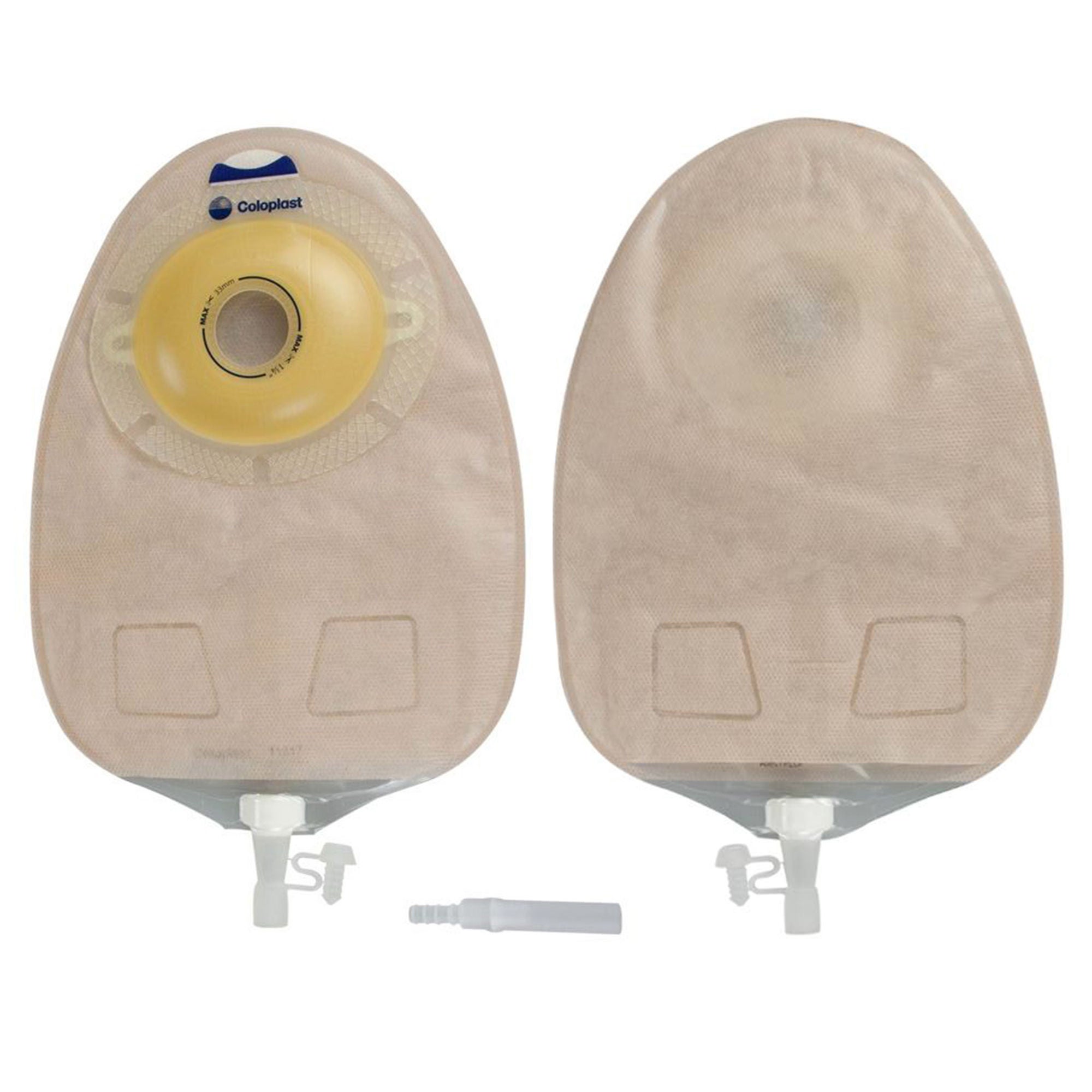 SenSura® Convex Light 1-Piece Opaque Urostomy Pouch, 32mm Stoma