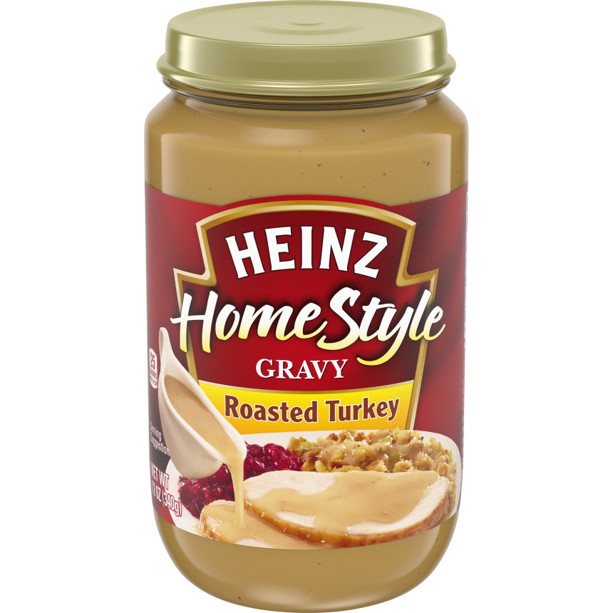 Heinz HomeStyle Roasted Turkey Gravy, 12 oz Jar image 