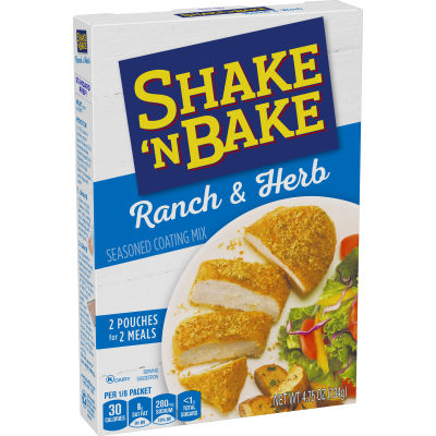 Shake 'N Bake Ranch & Herb Seasoned Coating Mix, 2 ct Packets