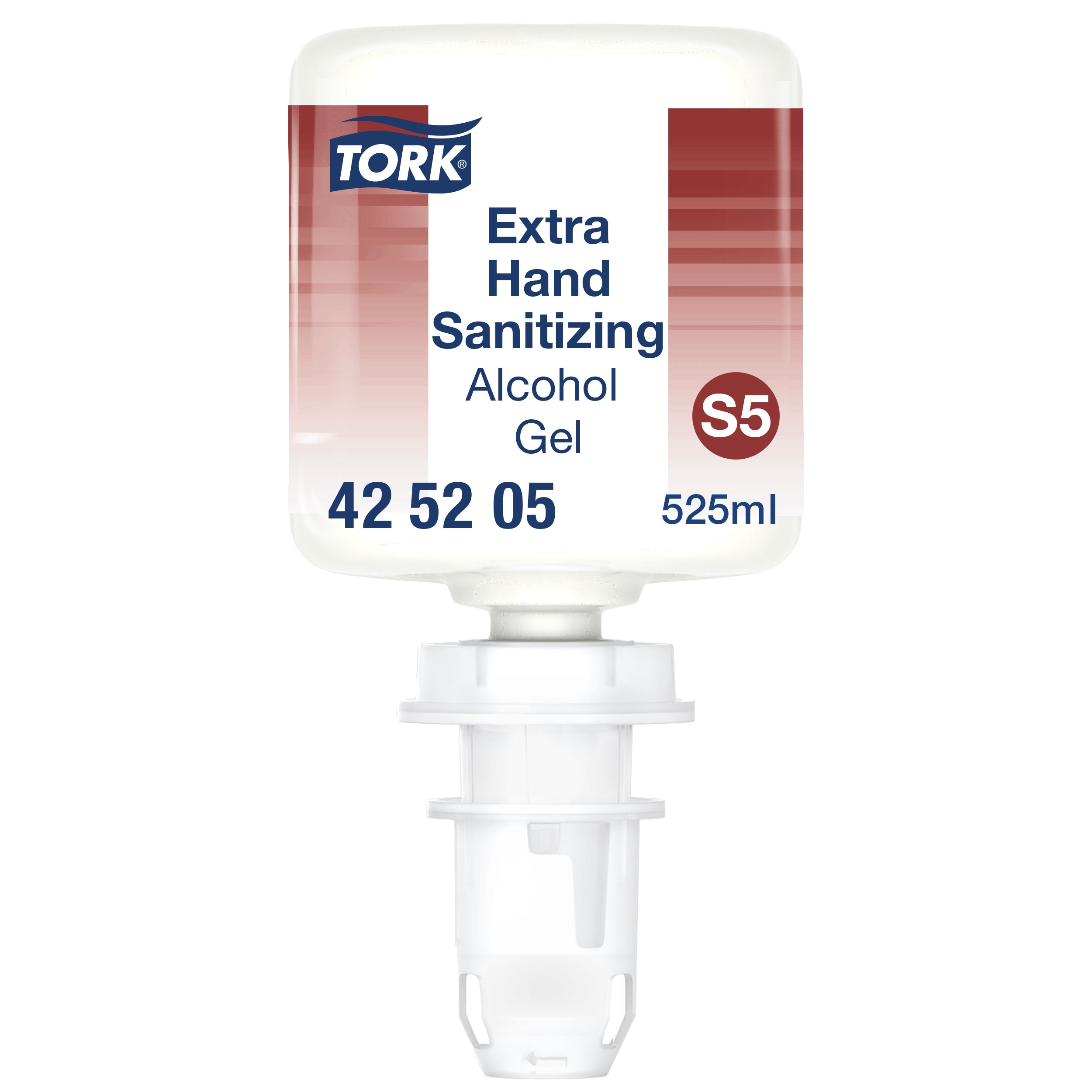 Hånddesinfektion, Gel, 525 ml, Refill flaske, Tork Extra S5