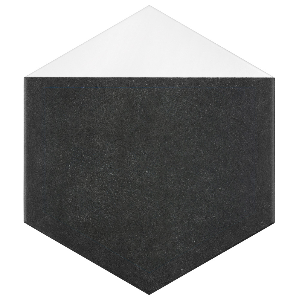 Peak Hex Blanco 8-5/8 in. x 9-7/8 in. Porcelain Floor and Wall Tile