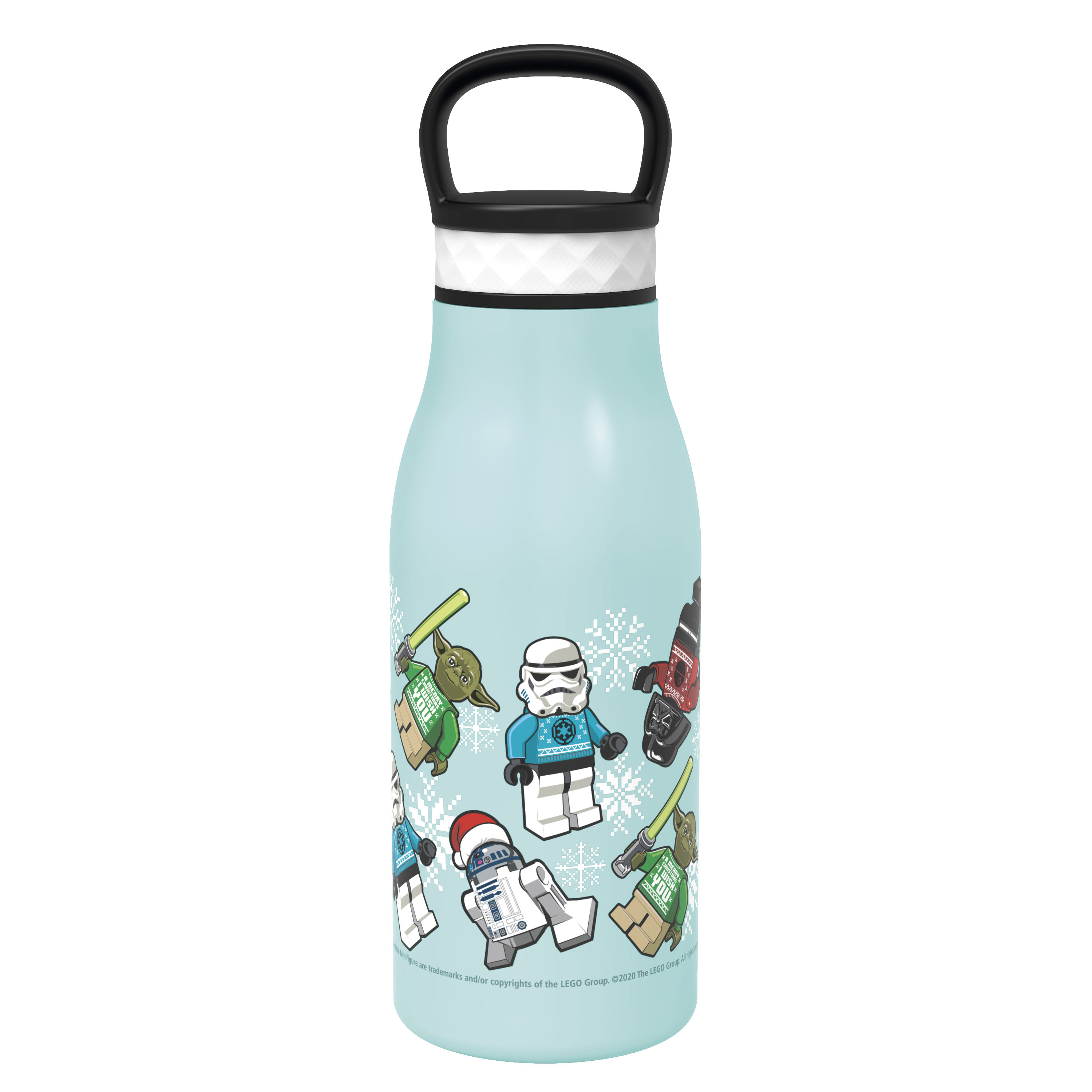 Lego Star Wars 12 ounce Stainless Steel Vacuum Insulated Water Bottle, Darth Vader, Stormtroopers and Yoda slideshow image 1 Lego Star Wars 12 ounce Stainless Steel Vacuum Insulated Water Bottle, Darth Vader, Stormtroopers and Yoda slideshow image 1