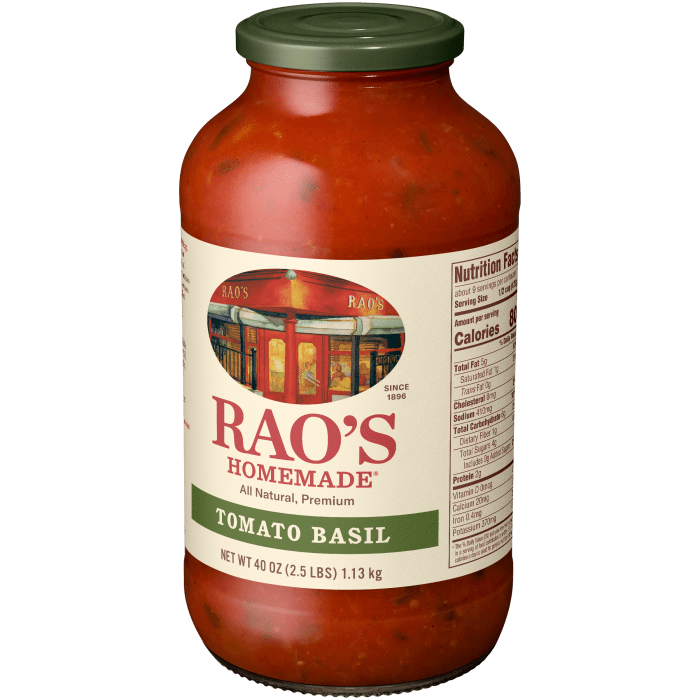 Tomato Basil Sauce, 40 oz - Right angle Image