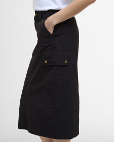 Penshaw Cargo Midi Skirt Classic Black