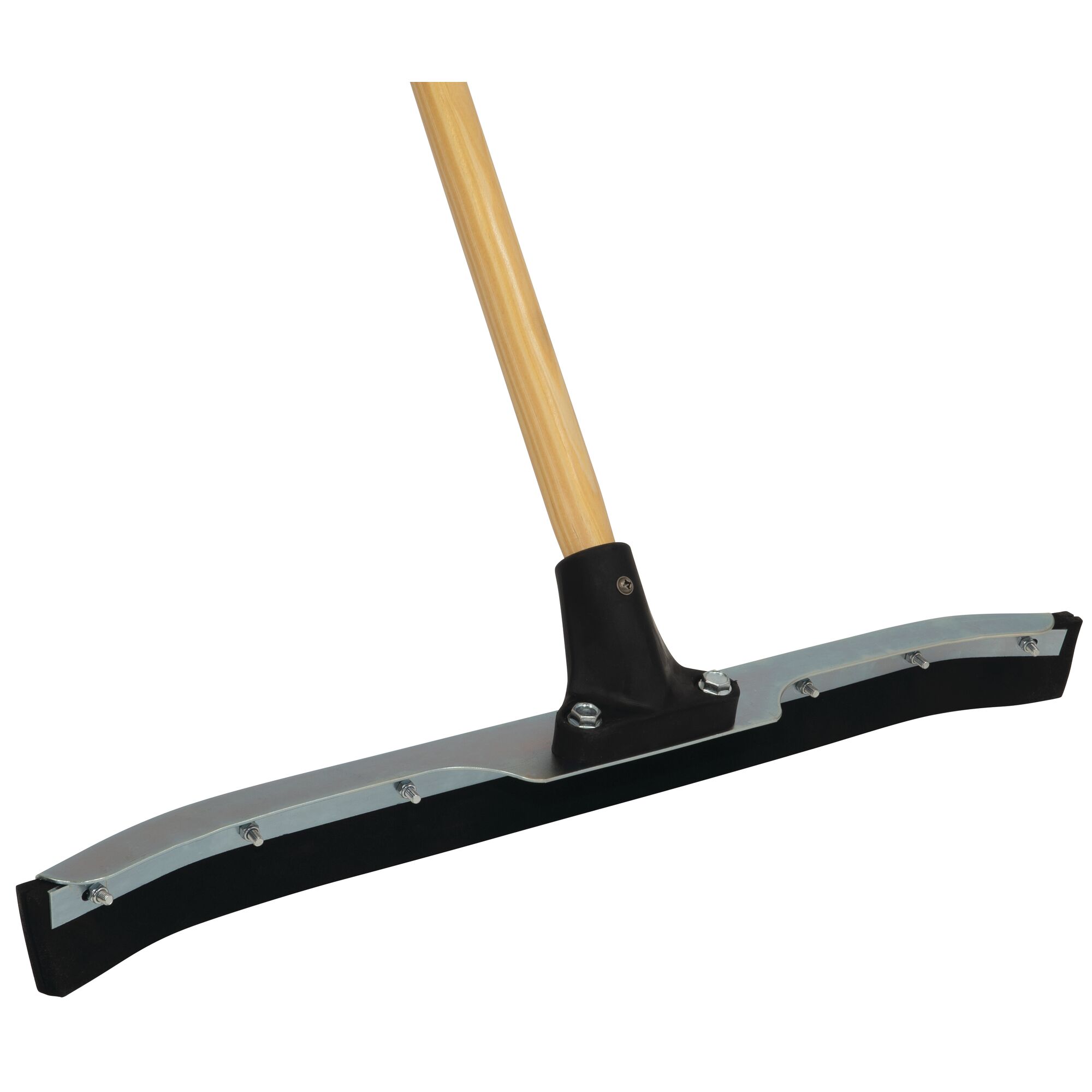 Profile of 24 inch dual blade floor squeegee.