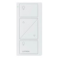 Pico Wireless Control, North/Central/South America, 431.0 to 437.0 MHz, LED Indicator, 2-Button Raise/Lower, White, Light Icons