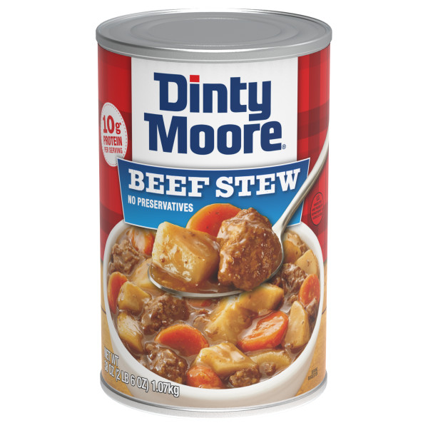 DINTY MOORE(r) Beef Stew, 12/38oz. . C1C1 - Front Center In Package (Hi Res)