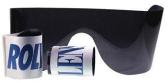 Post Mydriatic Glasses Rollens® Wraparound Uncoated Gray Tint Plastic Lens Gray Frame Slip-in One Size Fits Most