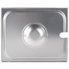 Half-size Super Pan V® slotted stainless steel cover
