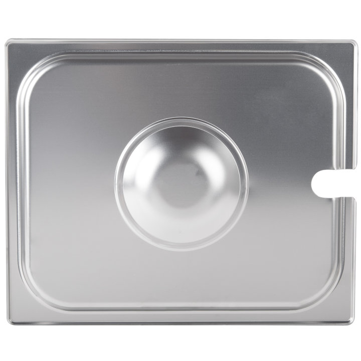 Half-size Super Pan V® slotted stainless steel cover