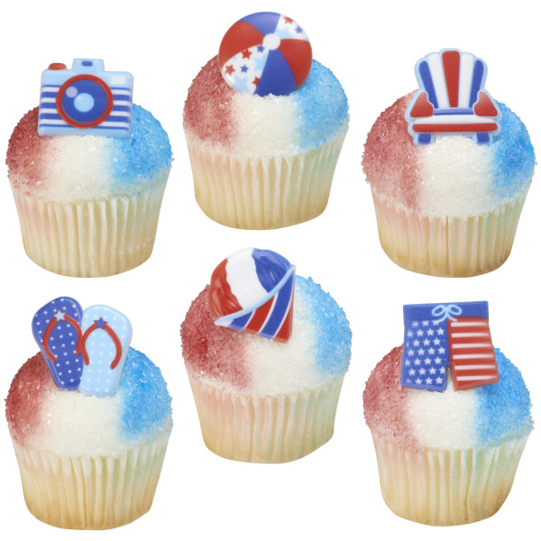 Summer Fun Cupcake Rings