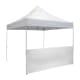 (1) Non-Printed White Tent Wall