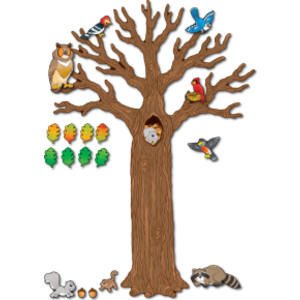 Big Tree with Animals Bulletin Board Set