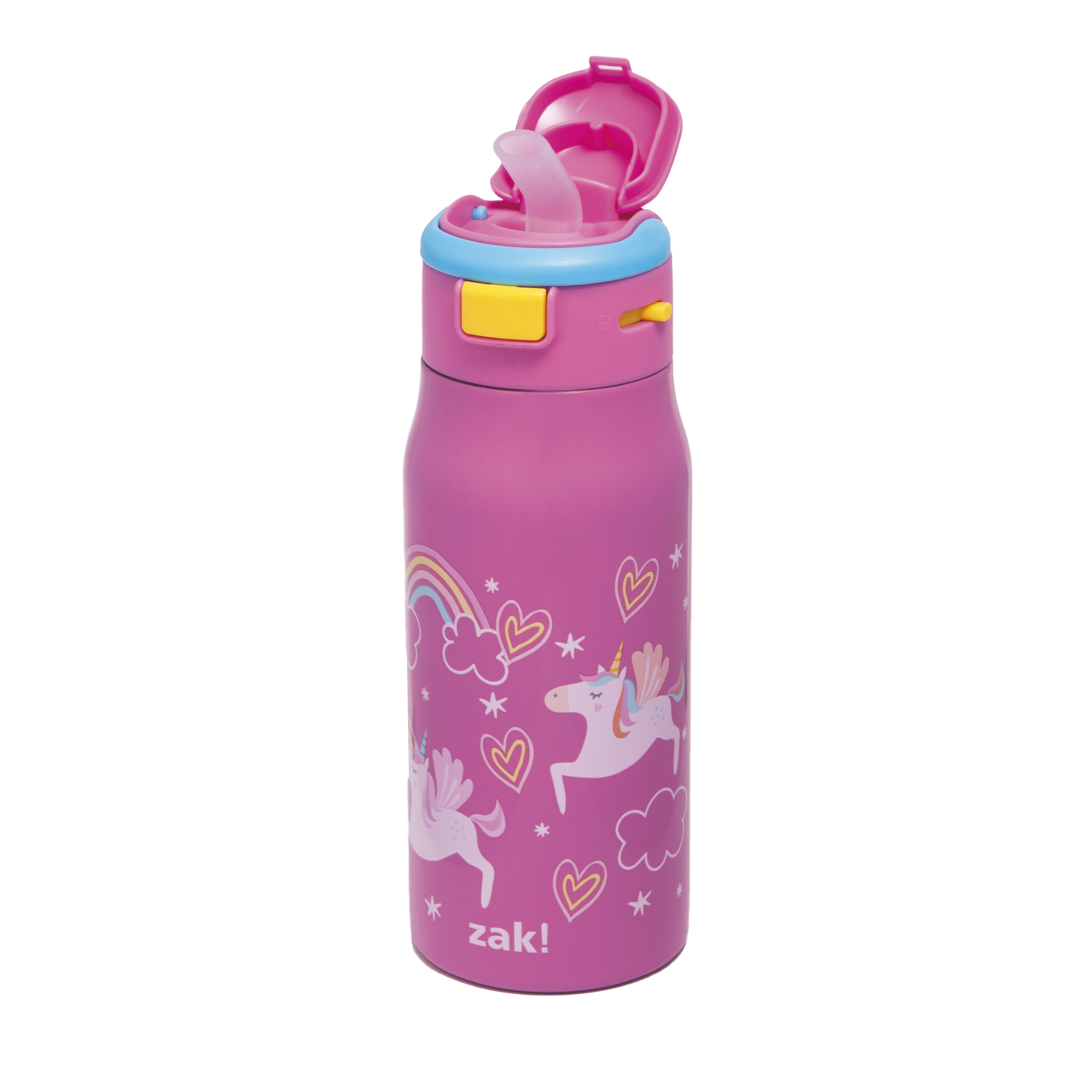 Zak Hydration 13.5 ounce Mesa Double Wall Insulated Stainless Steel Water Bottle, Unicorns slideshow image 4 Zak Hydration 13.5 ounce Mesa Double Wall Insulated Stainless Steel Water Bottle, Unicorns slideshow image 4