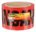Danger Tape Polyethylene Film 3 in. x 300 ft. Red