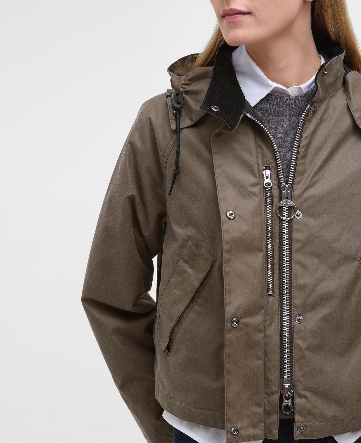 Barbour for Margaret Howell Women's Transport Waxed Jacket image number 5