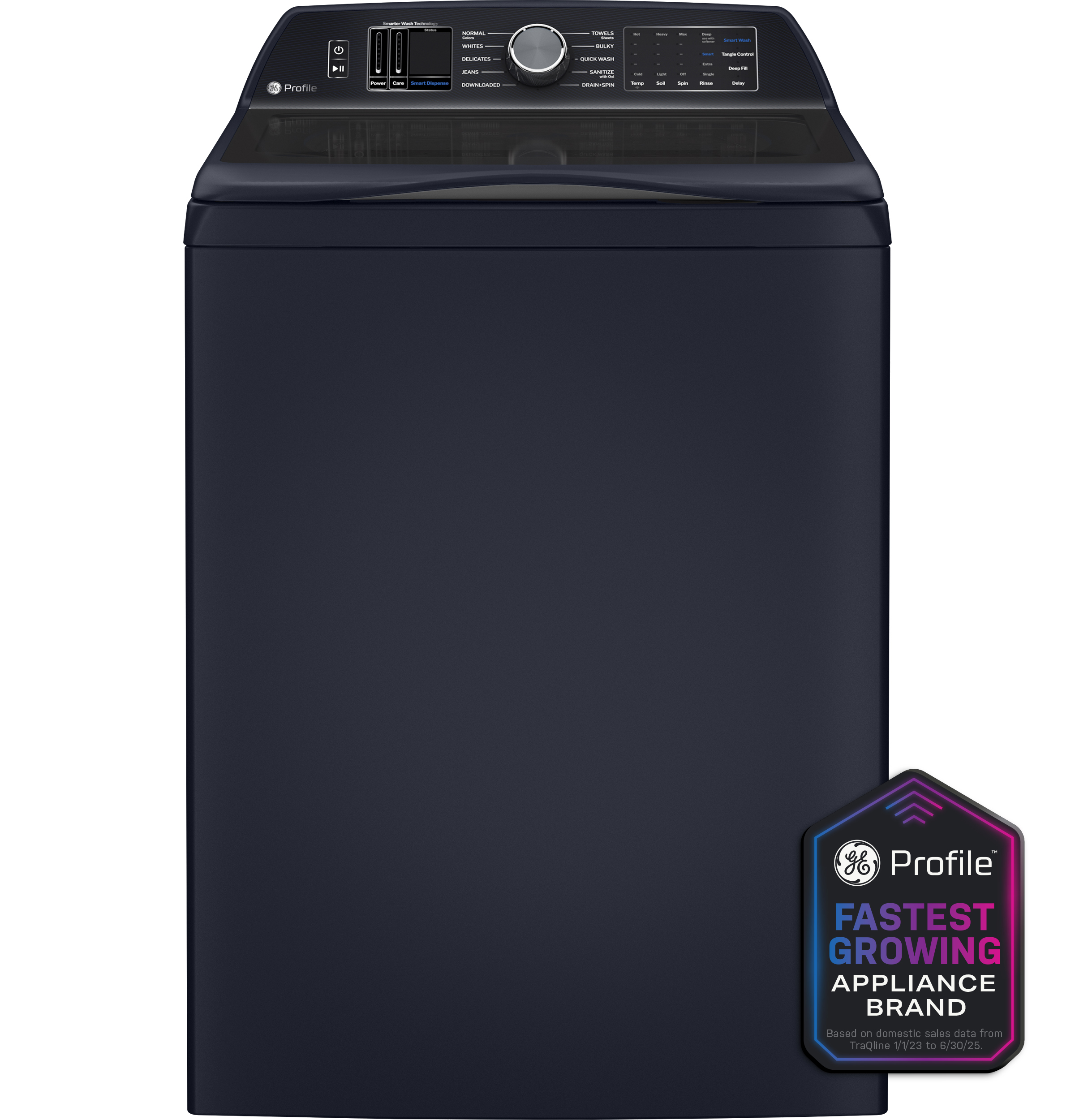 GE Profile™ ENERGY STAR® 5.3 cu. ft. Capacity Washer with Smarter Wash Technology and Adaptive SmartDispense